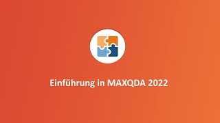 Webinar: Einführung in MAXQDA 2022