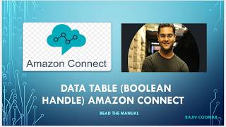 Data Table (Boolean Handle) Amazon Connect