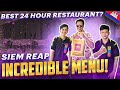 Open 24 Hours! Best Restaurants in Siem Reap Cambodia Vlog. 2024