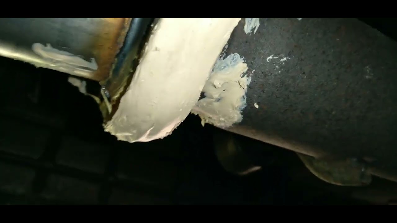 Cheap Auto Exhaust Leak Fix Youtube