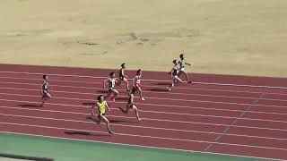 スプリングトライアル2022　男子100ｍ11組（松本国際・林）