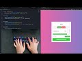 ASMR Coding - Pomodoro Timer JavaScript - No Talking