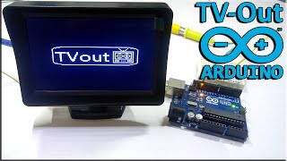 Arduino TV Out, How To Make TV using Arduino at home | Analog Video Output From Arduino, Video Out