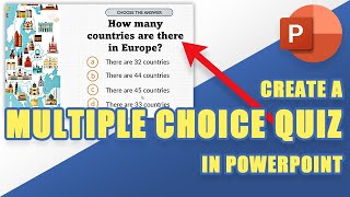 [HOW-TO] Create an Interactive  MULTIPLE CHOICE QUIZ in PowerPoint (Easy!)
