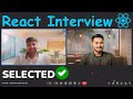 3 Years Experienced React Interview