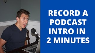 Record a podcast intro in under two minutes using audacity + free music archive