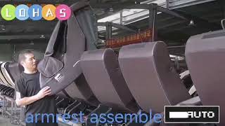 Lohas fixed rollers massage chair production process