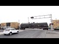 up 5151 stockton turn with cfnr 503 genset north e. weber avenue railroad crossing stockton ca