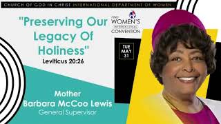 Mother Barbara McCoo Lewis 72nd WIC