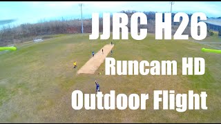 JJRC H26 Drone Flight with Runcam HD