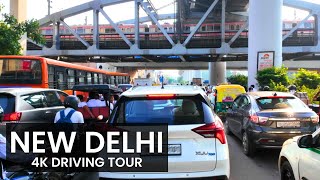 4K Drive in New Delhi - Capital of India 🇮🇳