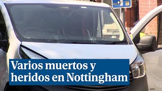 Tres muertos, tres heridos y un detenido en tres incidentes relacionados en Nottingham