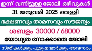 2025 Kerala Job vacancy/latest job vacancy in kerala/kerala job vacancy today/job vacancy 2025