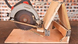 Unique idea for portable circular saw / Circular saw trick homemade