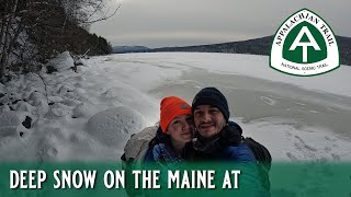 Snowshoe Adventure on the AT to Flagstaff Lake