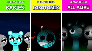 Incredibox Sprunki Phase 3 Remastered but Babies VS Lobotomix RM VS Phase 3 but all Alive RM