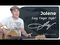 Jolene Easy Guitar Lesson Dolly Parton