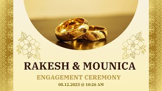 Engagment of Rakesh \u0026 Mounica || 08.12.2023 || Engagment Live