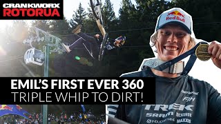 EMIL'S FIRST EVER 360 TRIPLE WHIP TO DIRT!