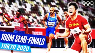 The 100m semifinals at Tokyo 2020!