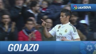 Gol de James (1-0) tras buena combinación en el Real Madrid - RCD Espanyol - HD