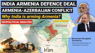 India Armenia Defence Deal | India giving Pinaka rockets | Armenia Azerbaijan conflict | Geopolitics