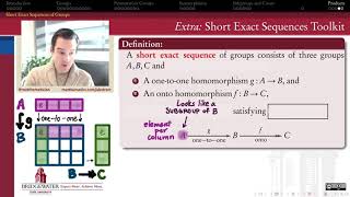 301.8E Extra: Short Exact Sequences