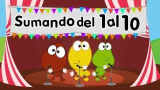 Canción Sumando los números del 1 al 10 - Canciones infantiles - songs for kids in spanish