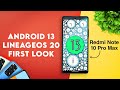 Android 13 LineageOS 20.0 First Look on Redmi Note 10 Pro Max (Install & Review)