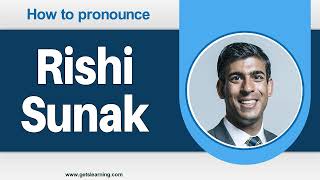 How to pronounce (Rishi Sunak) in English correctly