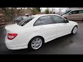 2009 mercedes benz c class 3.0l rwd white 9r071169 redmond seattle