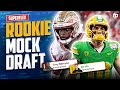 5 ROUND Dynasty SUPERFLEX Rookie Mock Draft (2024 Fantasy Football)