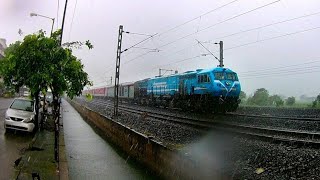 Celebrity BLEED BLUE WDP4B 40066 from KJM Under Heavy Thunderstorms | 82653 Jaipur Suvidha Exp