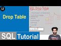 #12 Drop Table in SQL | SQL Tutorial