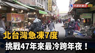 北台灣急凍7度 挑戰47年來最冷跨年夜！－民視新聞