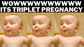 TRIPLET❤❤❤ l Multiple pregnancies l EARLY PREGNANCY SCAN