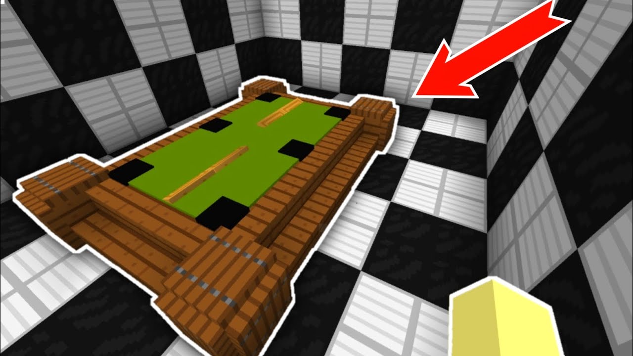 How To Make Pool Table In Minecraft Build Hacks Youtube