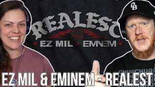 COUPLE React to Ez Mil & Eminem - Realest | OFFICE BLOKE DAVE