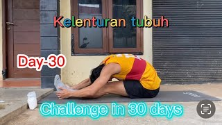 [Tantangan dalam 30 hari] - Kelenturan tubuh/hari ke-30 (4 Februari 2023)