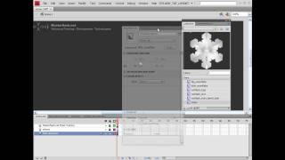 Flash Snow Fall Effect, learn flash, flash tutorial, actionscript, flash training