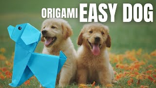 Origami Dog for Beginners: Easy and Quick DIY Tutorial