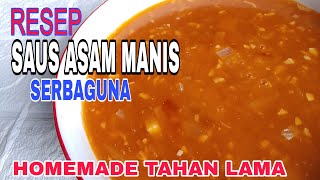 RESEP DAN CARA MEMBUAT SAUS ASAM MANIS ENAK MUDAH DAN TAHAN LAMA