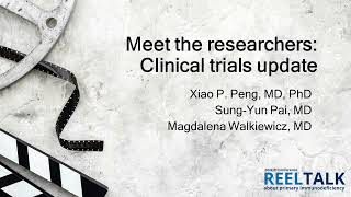 Meet the researchers: Clinical trials update: 2024 PI Conference