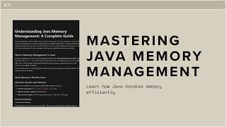 Understanding Java Memory Management | Complete Guide for Developers