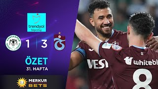 Merkur-Sports | T. Konyaspor (1-3) Trabzonspor - Highlights/Özet | Trendyol Süpe