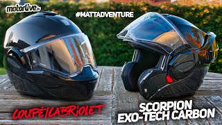 CASQUE SCORPION EXO-TECH CARBON I MATT ADVENTURE