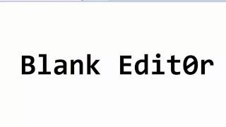 Blank Editor - Project Euler Problem 1 "Fizz Buzz"