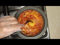 طرز تهیه املت قهوه خانه ای به روش سنتی در قابلمه سنگی easy tomato egg omelette recipe