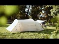 Snow Peak Vault Ivory color tent first look & review | US limited | Picnic at O'Neill Park スノーピーク