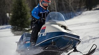 Vintage Snowmobiling At Its Finest